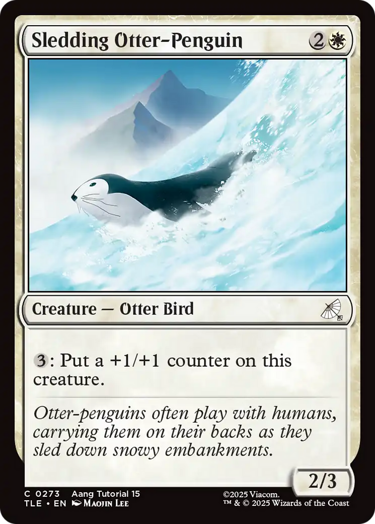 Sledding Otter-Penguin (0273) [Avatar: The Last Airbender: Eternal-Legal] | Chromatic Games