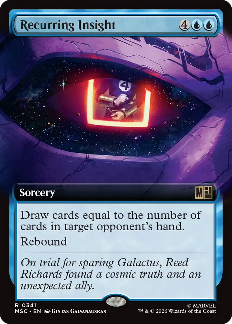 Recurring Insight (Extended Art) [Marvel Super Heroes Commander] | Chromatic Games