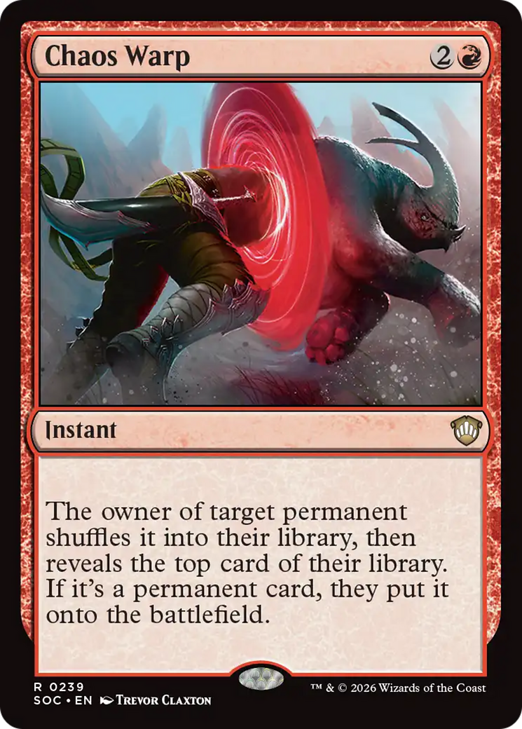 Chaos Warp [Secrets of Strixhaven Commander] | Chromatic Games