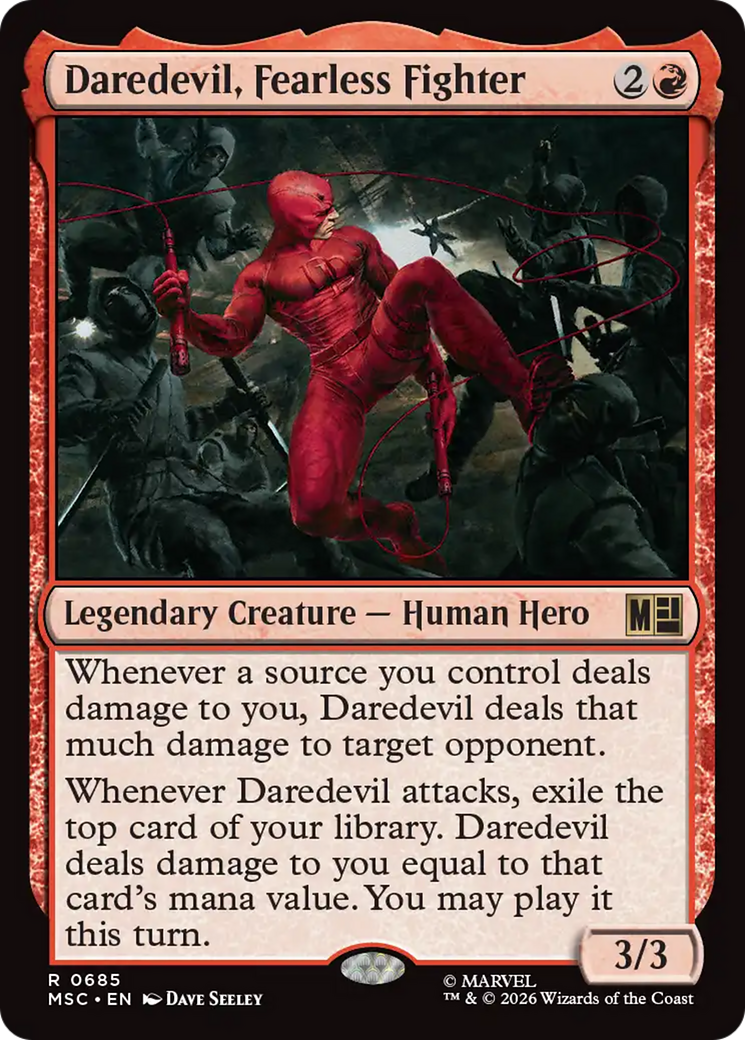 Daredevil, Fearless Fighter [Marvel Super Heroes Commander] | Chromatic Games