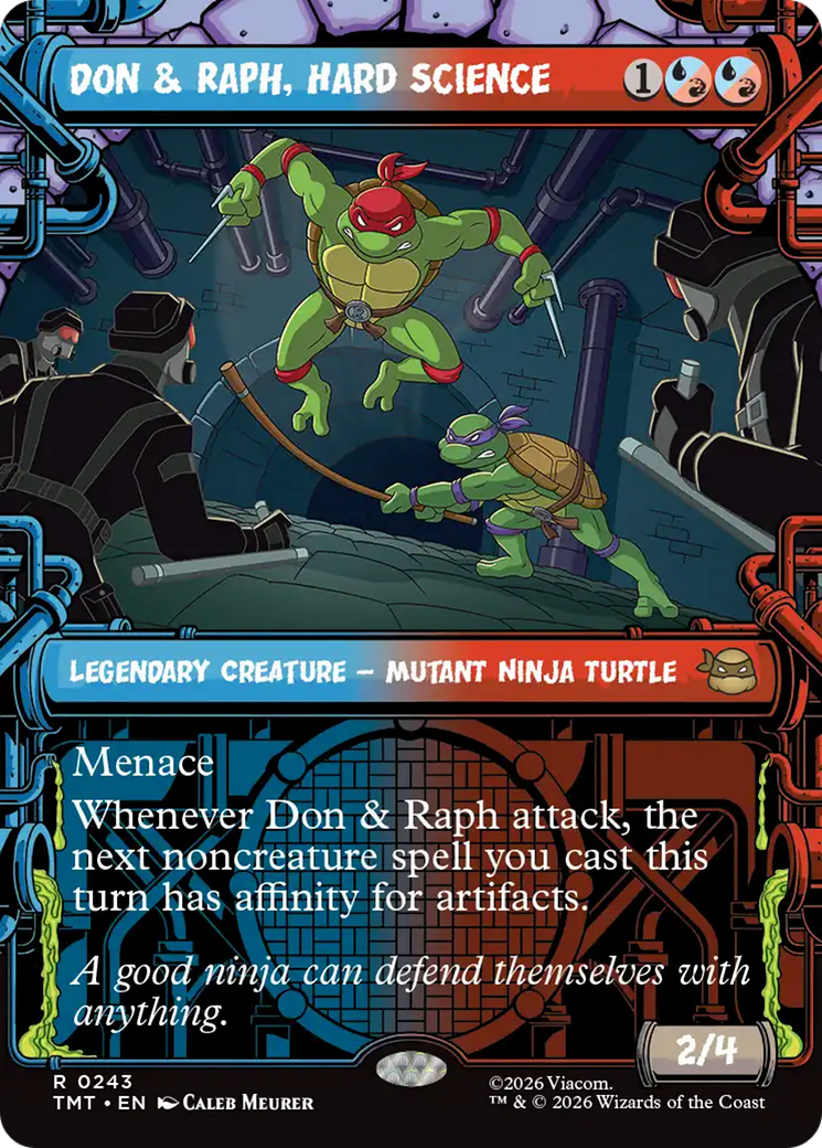 Don & Raph, Hard Science (Showcase) [Teenage Mutant Ninja Turtles] | Chromatic Games