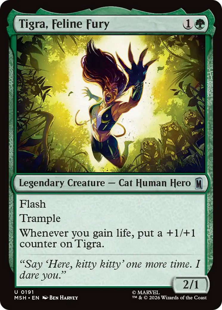 Tigra, Feline Fury [Marvel Super Heroes] | Chromatic Games