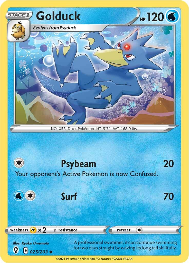 Golduck (025/203) [Sword & Shield: Evolving Skies] | Chromatic Games