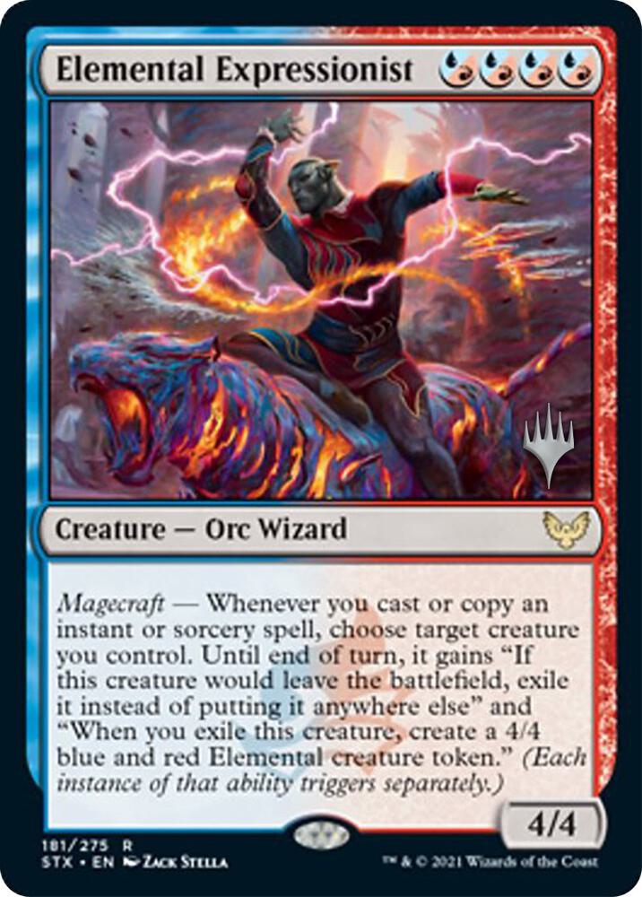 Elemental Expressionist 181 (Promo Pack: Strixhaven)  - Foil | Chromatic Games