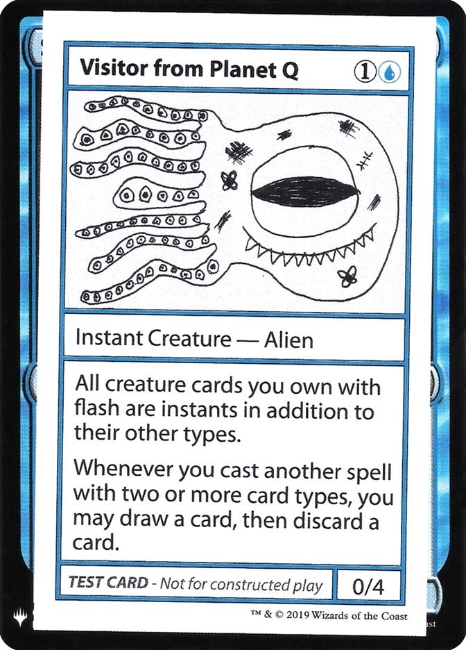 Visitor from Planet Q [Mystery Booster Playtest Cards] | Chromatic Games