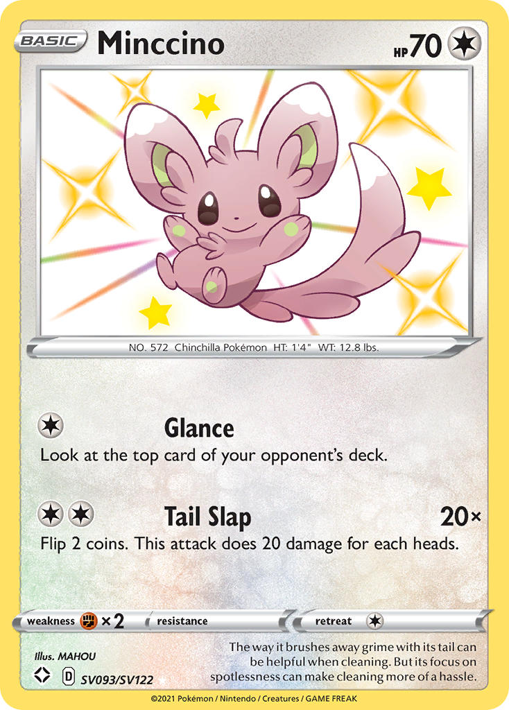 Minccino (SV093/SV122) [Sword & Shield: Shining Fates] | Chromatic Games
