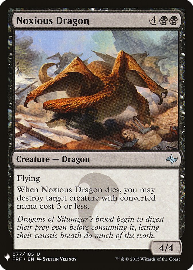 Noxious Dragon [Mystery Booster] | Chromatic Games