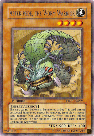 Aztekipede, the Worm Warrior [PTDN-EN089] Rare | Chromatic Games
