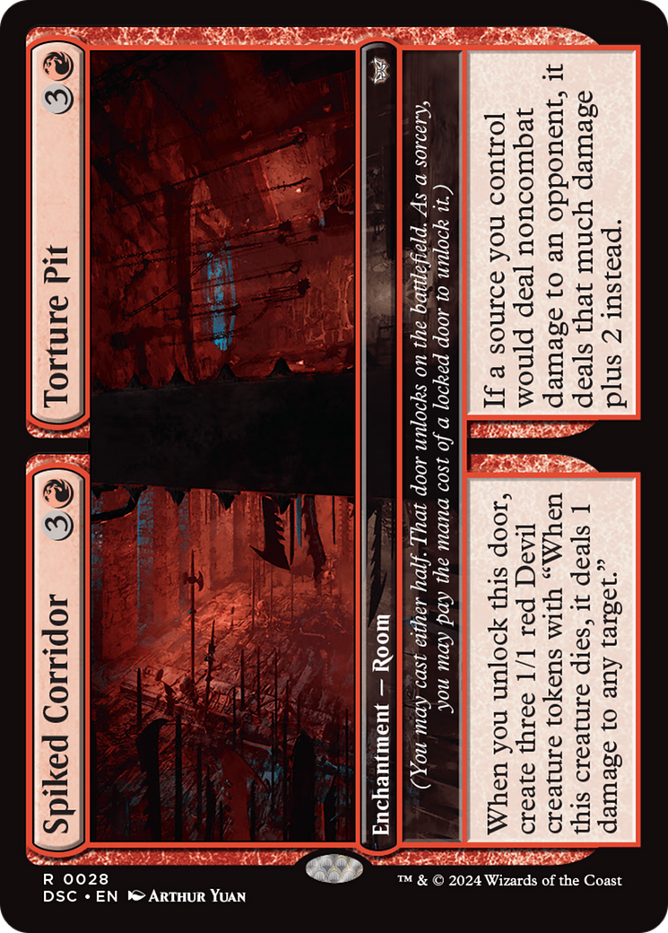 Spiked Corridor // Torture Pit [Duskmourn: House of Horror Commander] | Chromatic Games