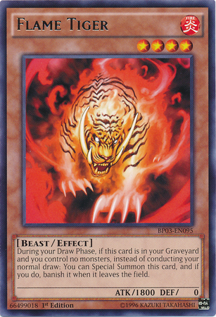 Flame Tiger [BP03-EN095] Rare | Chromatic Games