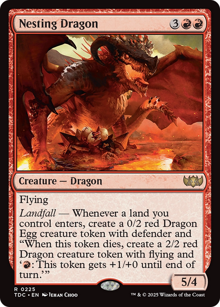 Nesting Dragon [Tarkir: Dragonstorm Commander] | Chromatic Games