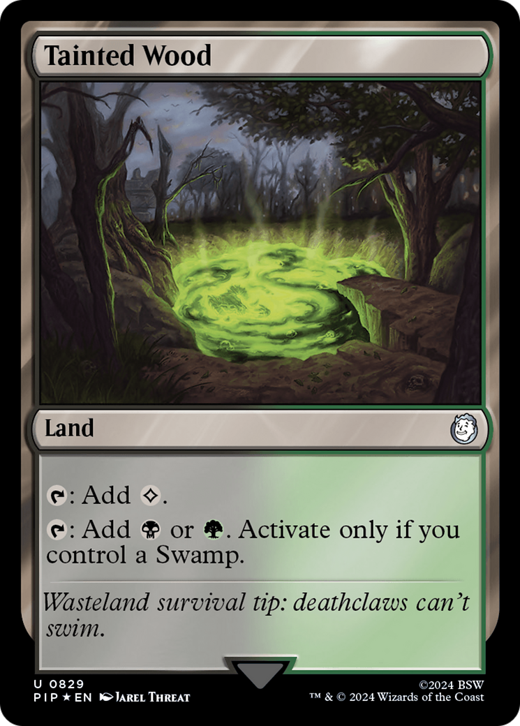 Tainted Wood (Surge Foil) [Fallout] | Chromatic Games