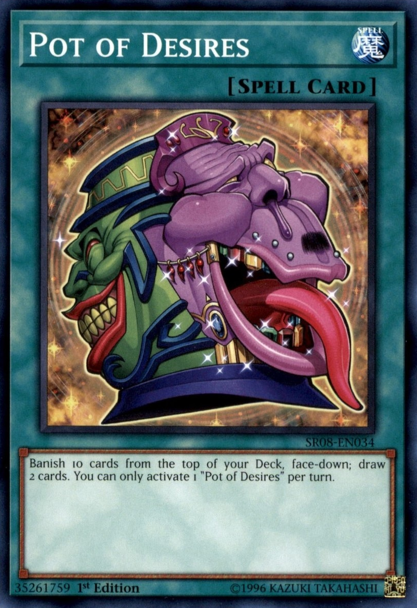 Pot of Desires [SR08-EN034] Common | Chromatic Games