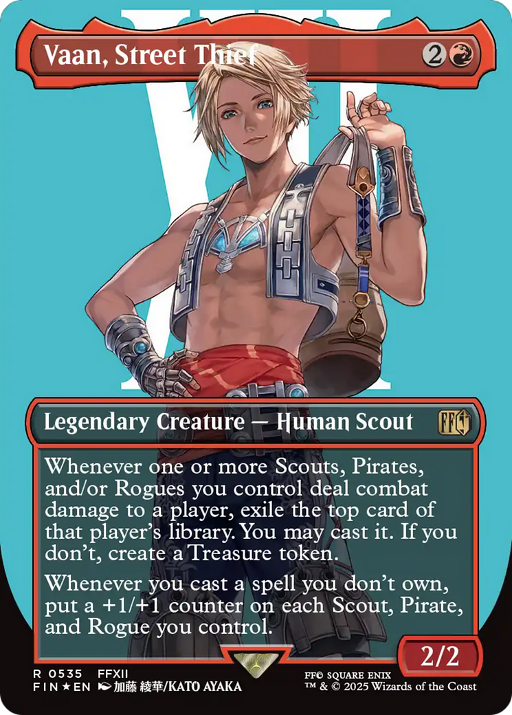 Vaan, Street Thief (Borderless) (Surge Foil) [FINAL FANTASY] | Chromatic Games