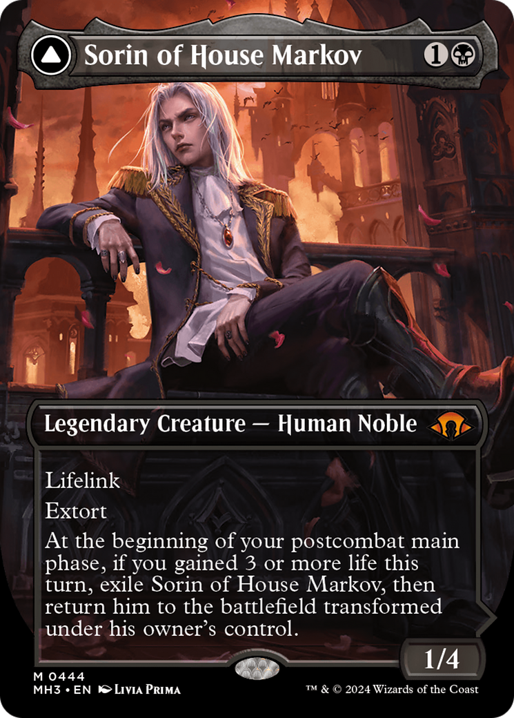 Sorin of House Markov // Sorin, Ravenous Neonate (Borderless) [Modern Horizons 3] | Chromatic Games