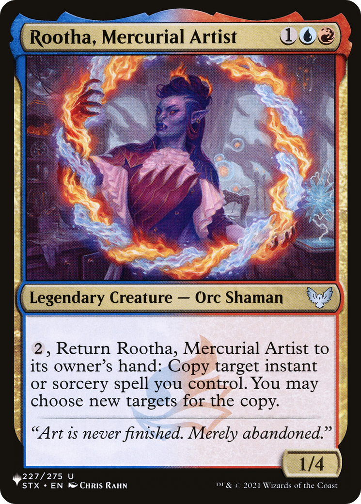 Rootha, Mercurial Artist [The List Reprints] | Chromatic Games