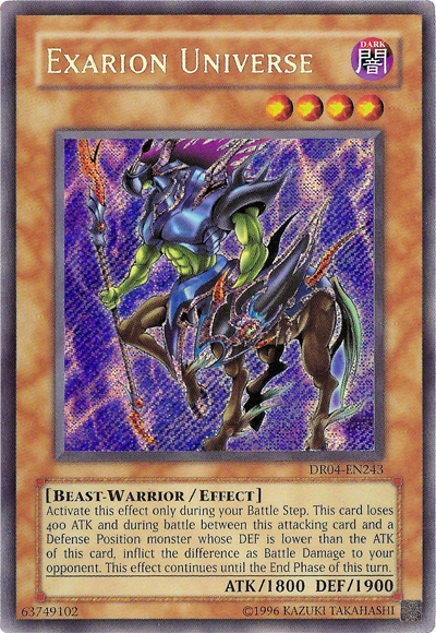 Exarion Universe [DR04-EN243] Secret Rare | Chromatic Games