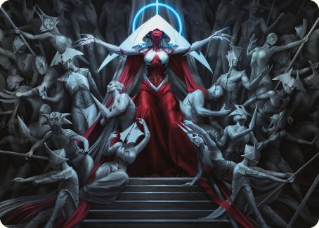 Elesh Norn, Mother of Machines Art Card [Phyrexia: All Will Be One Art Series] | Chromatic Games