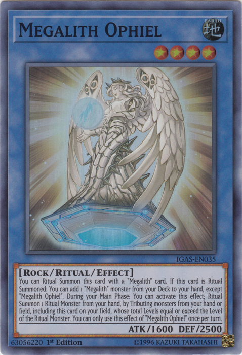 Megalith Ophiel [IGAS-EN035] Super Rare | Chromatic Games