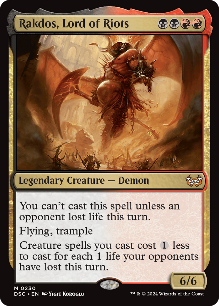 Rakdos, Lord of Riots [Duskmourn: House of Horror Commander] | Chromatic Games