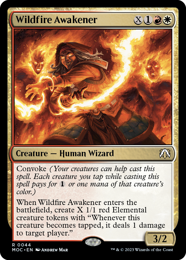 Wildfire Awakener [March of the Machine Commander] | Chromatic Games