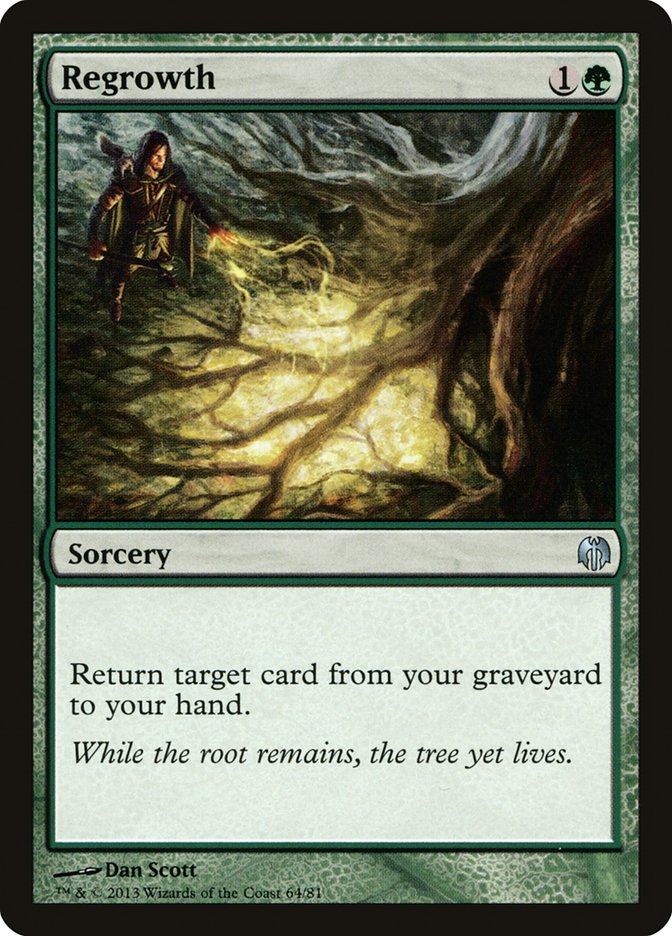 Regrowth [Duel Decks: Heroes vs. Monsters] | Chromatic Games