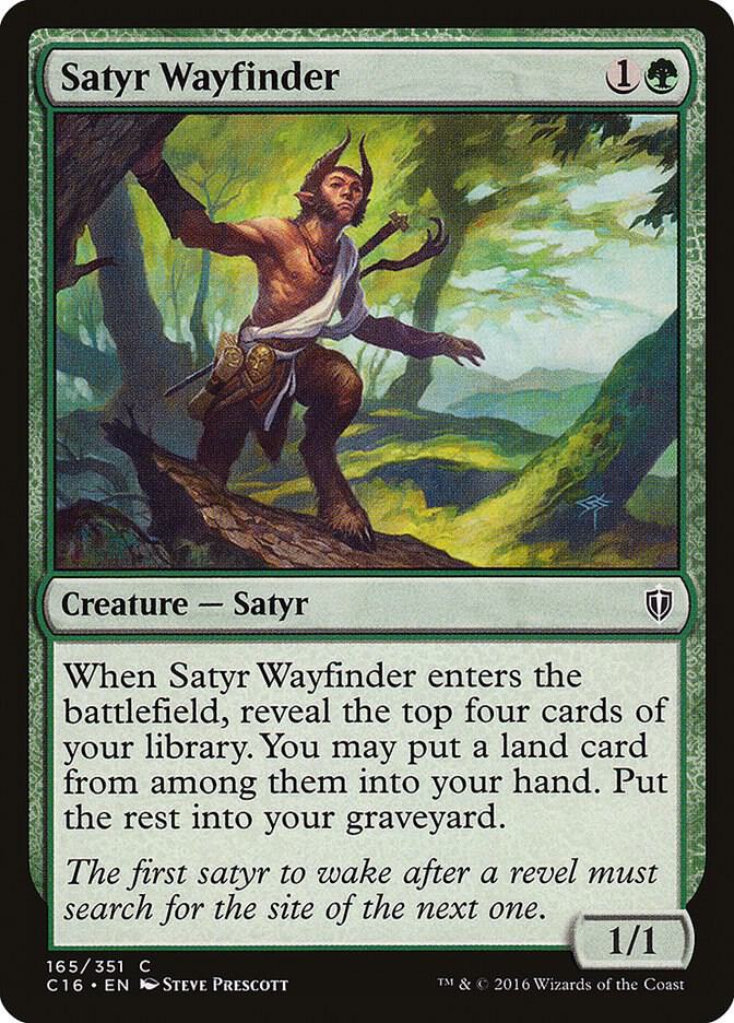 Satyr Wayfinder 165/351 (Commander 2016)  | Chromatic Games
