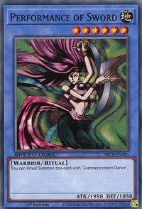 Performance of Sword [SBCB-EN183] Common | Chromatic Games