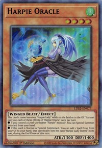 Harpie Oracle (Green) [LDS2-EN077] Ultra Rare | Chromatic Games
