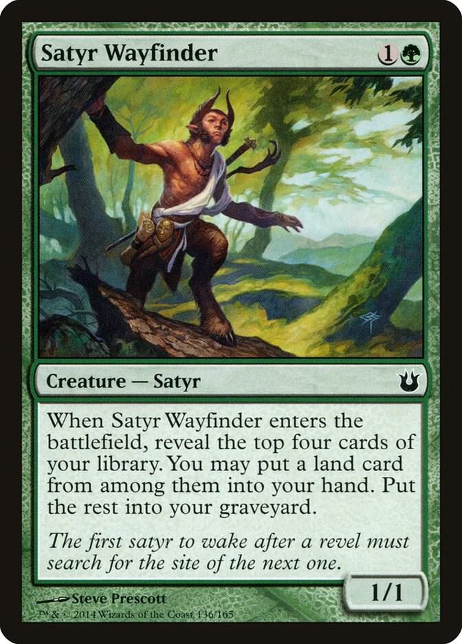 Satyr Wayfinder 136 (Born of the Gods)  | Chromatic Games