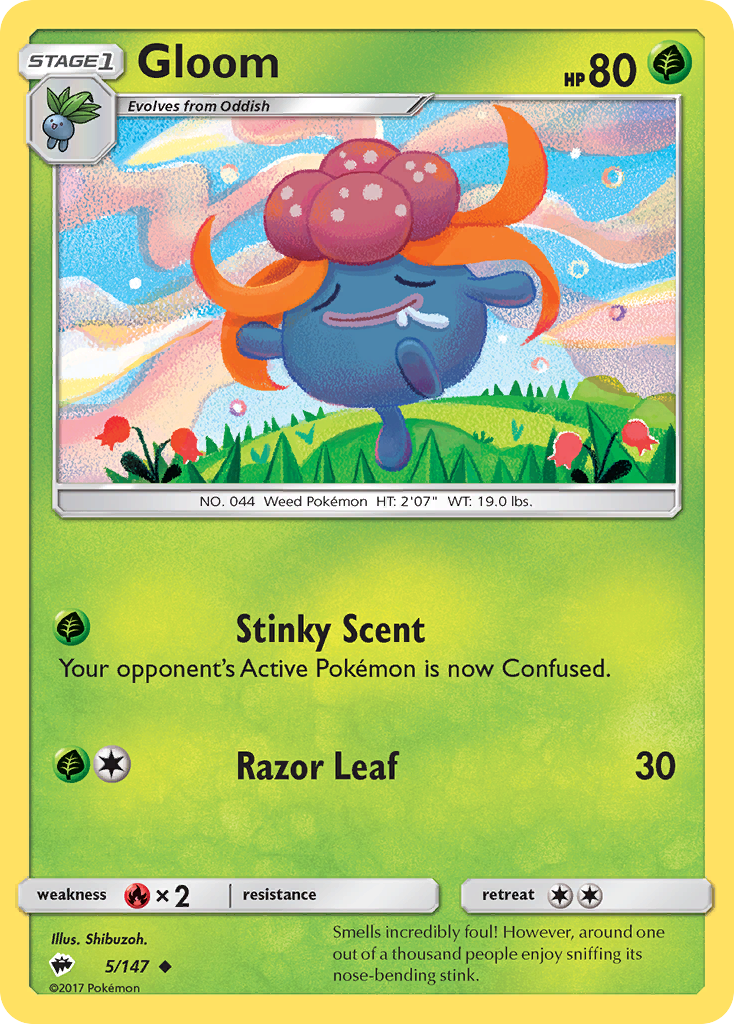 Gloom (5/147) [Sun & Moon: Burning Shadows] | Chromatic Games