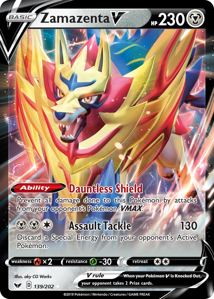 Zamazenta V (139/202) [Sword & Shield: Base Set] | Chromatic Games