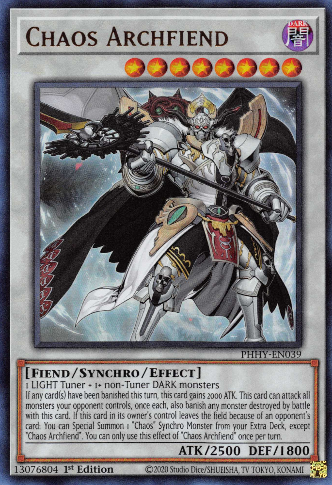 Chaos Archfiend [PHHY-EN039] Ultra Rare | Chromatic Games