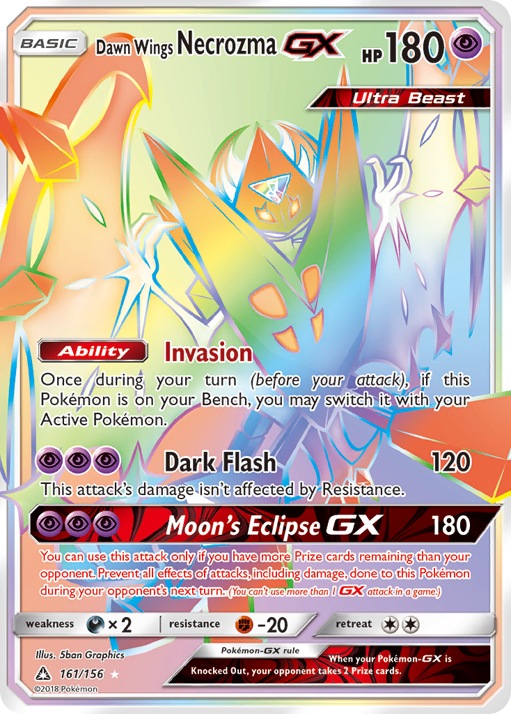 Dawn Wings Necrozma GX (161/156) [Sun & Moon: Ultra Prism] | Chromatic Games