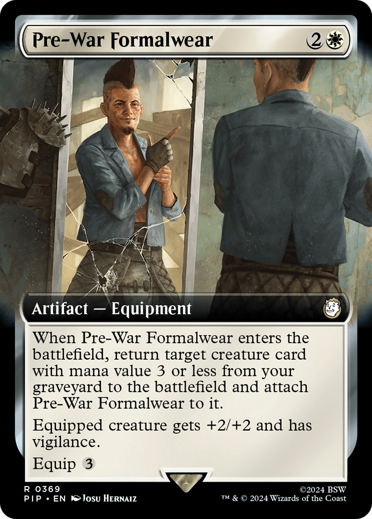 Pre-War Formalwear (Extended Art) [Fallout] | Chromatic Games