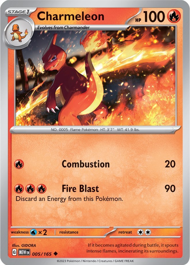 Charmeleon (005/165) [Scarlet & Violet 151] | Chromatic Games