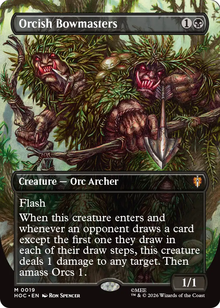 Orcish Bowmasters (Borderless) [The Hobbit: Eternal-Legal] | Chromatic Games