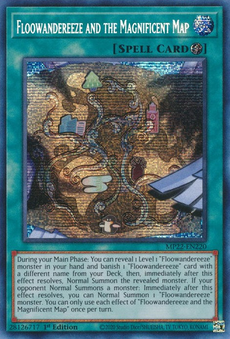 Floowandereeze and the Magnificent Map [MP22-EN220] Prismatic Secret Rare | Chromatic Games