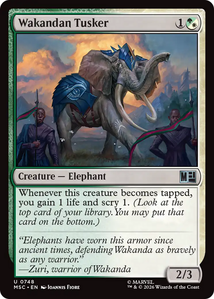 Wakandan Tusker [Marvel Super Heroes Commander] | Chromatic Games