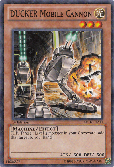 DUCKER Mobile Cannon [BP01-EN200] Starfoil Rare | Chromatic Games