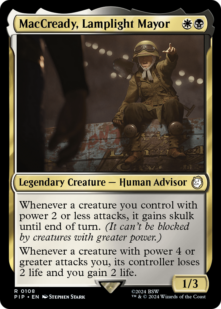 MacCready, Lamplight Mayor [Fallout] | Chromatic Games