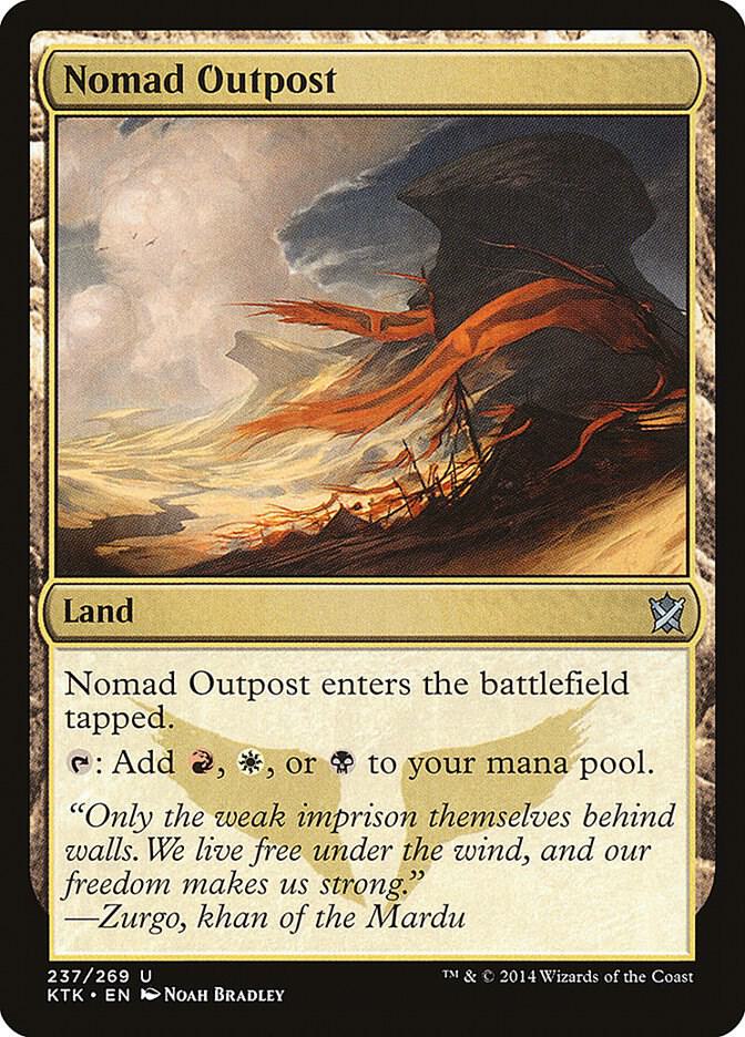 Nomad Outpost 237 (Khans of Tarkir)  | Chromatic Games