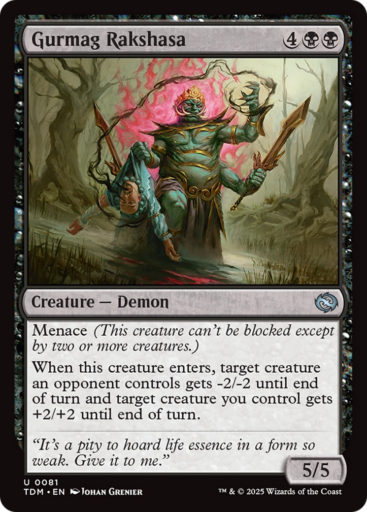 Gurmag Rakshasa [Tarkir: Dragonstorm] | Chromatic Games