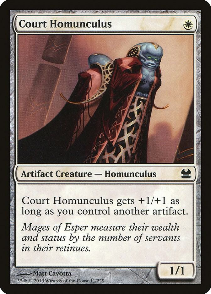 Court Homunculus 11/229 (Modern Masters)  | Chromatic Games