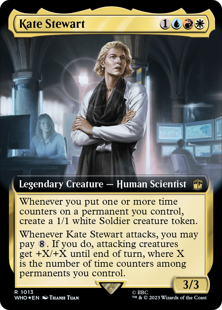 Kate Stewart (Extended Art) (Surge Foil) [Doctor Who] | Chromatic Games