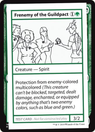 Frenemy of the Guildpact (2021 Edition) [Mystery Booster Playtest Cards] | Chromatic Games