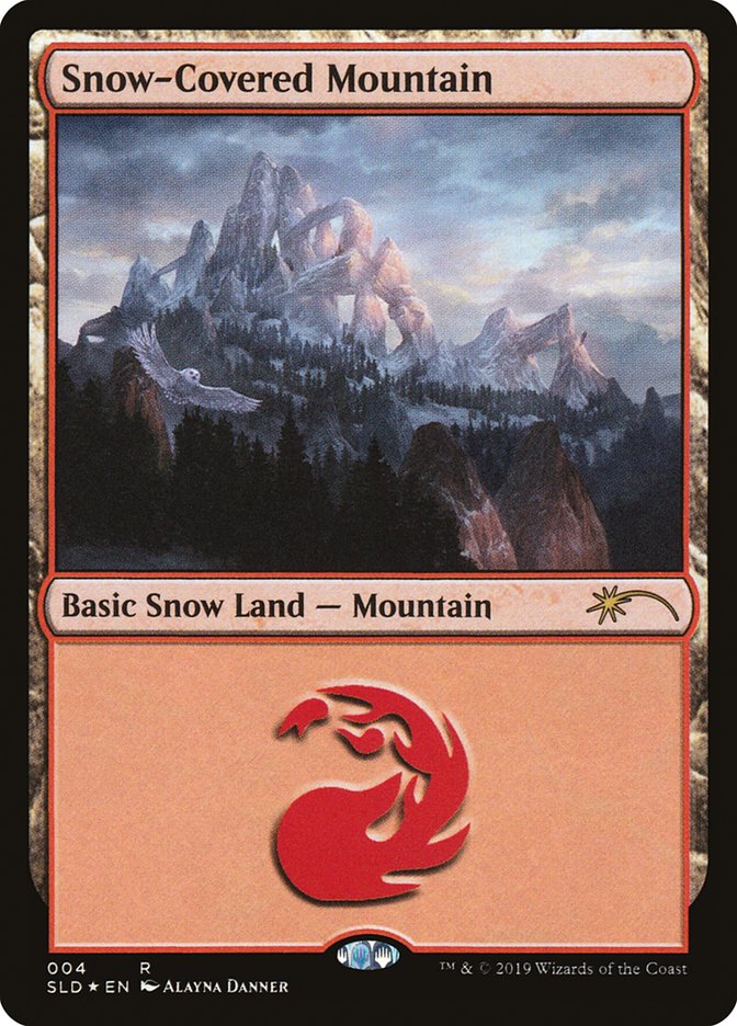 Snow-Covered Mountain (004) [Secret Lair Drop Series] | Chromatic Games