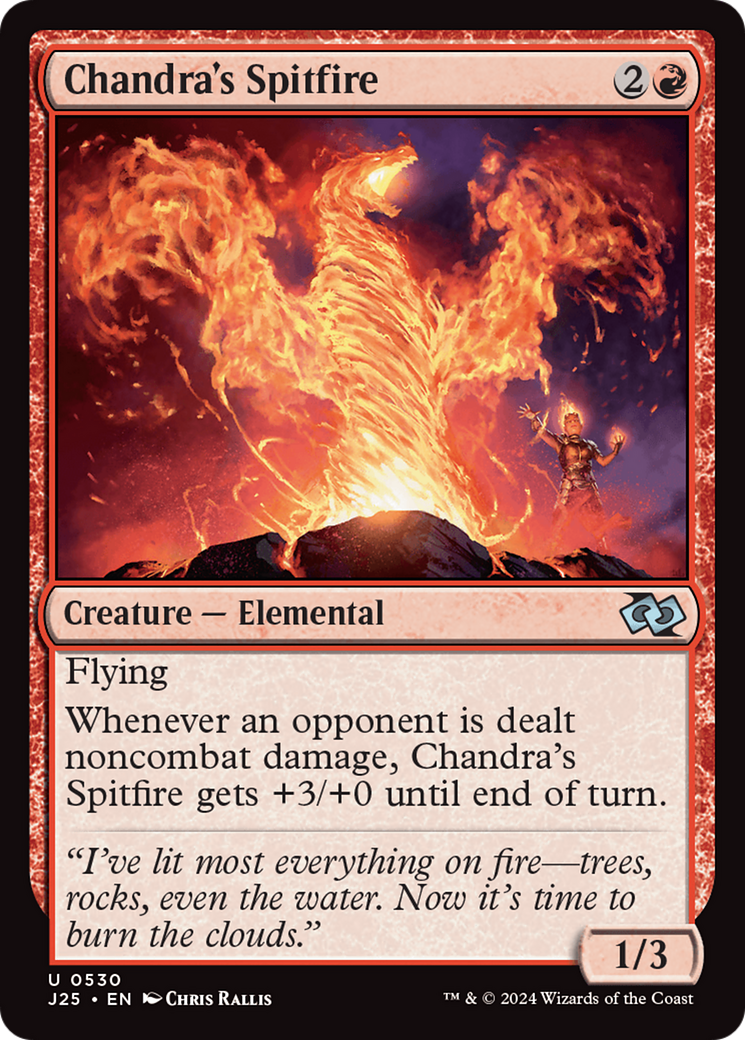 Chandra's Spitfire [Foundations Jumpstart] | Chromatic Games