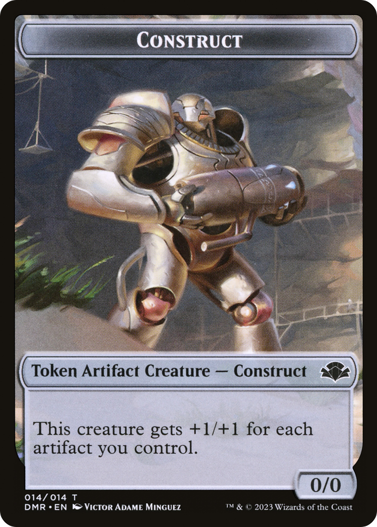 Construct Token [Dominaria Remastered Tokens] | Chromatic Games