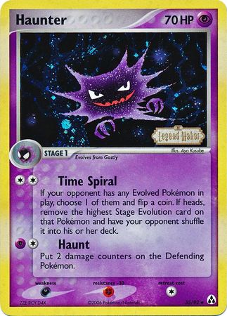 Haunter (35/92) (Stamped) [EX: Legend Maker] | Chromatic Games